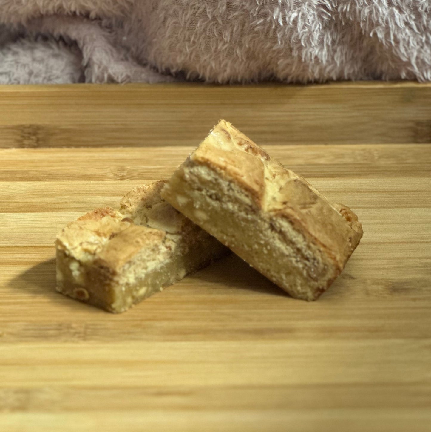Custard Cream Blondie
